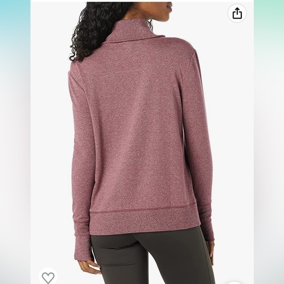 NWT XL Amazon Essentials Studio Terry Long-Sleeve Funnel Neck Sweatshirt - Picture 2 of 2